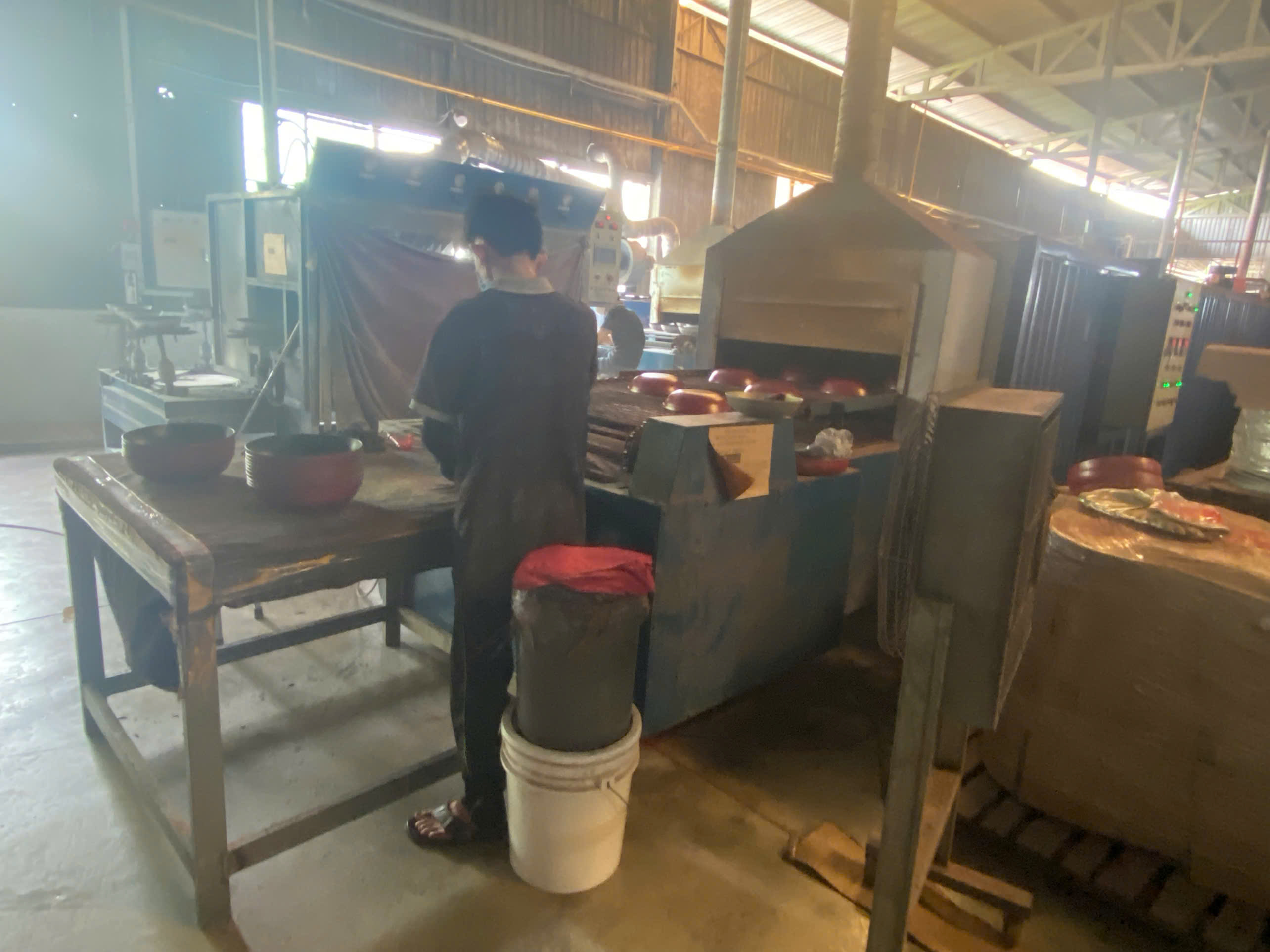 Heat-resistant coating production line